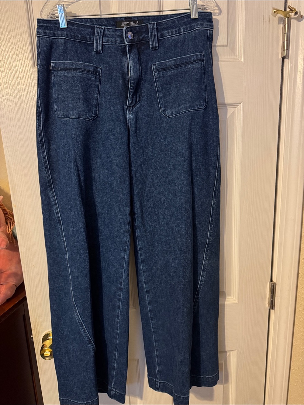 Judy Blue Indigo Wide-Leg High-Rise Jeans